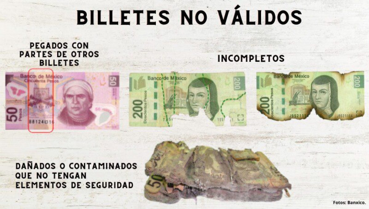 Billtes Válidos para canje
