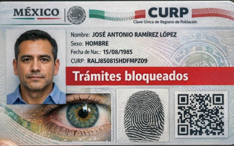 CURP: ¿Cómo bloquearla por robo de identidad en 2026?