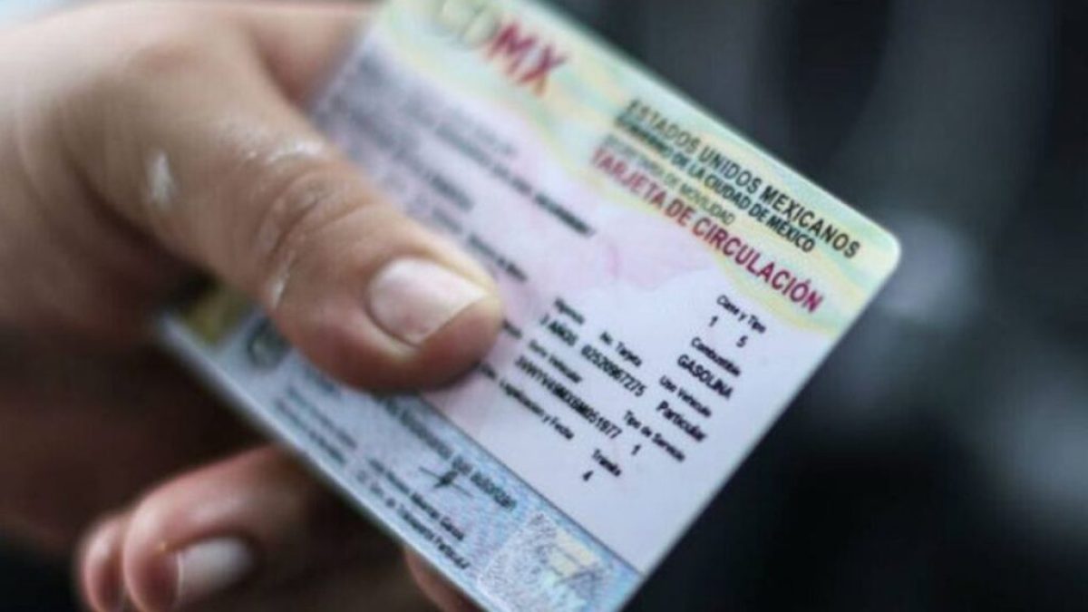 Robo de placa o tarjeta de circulación