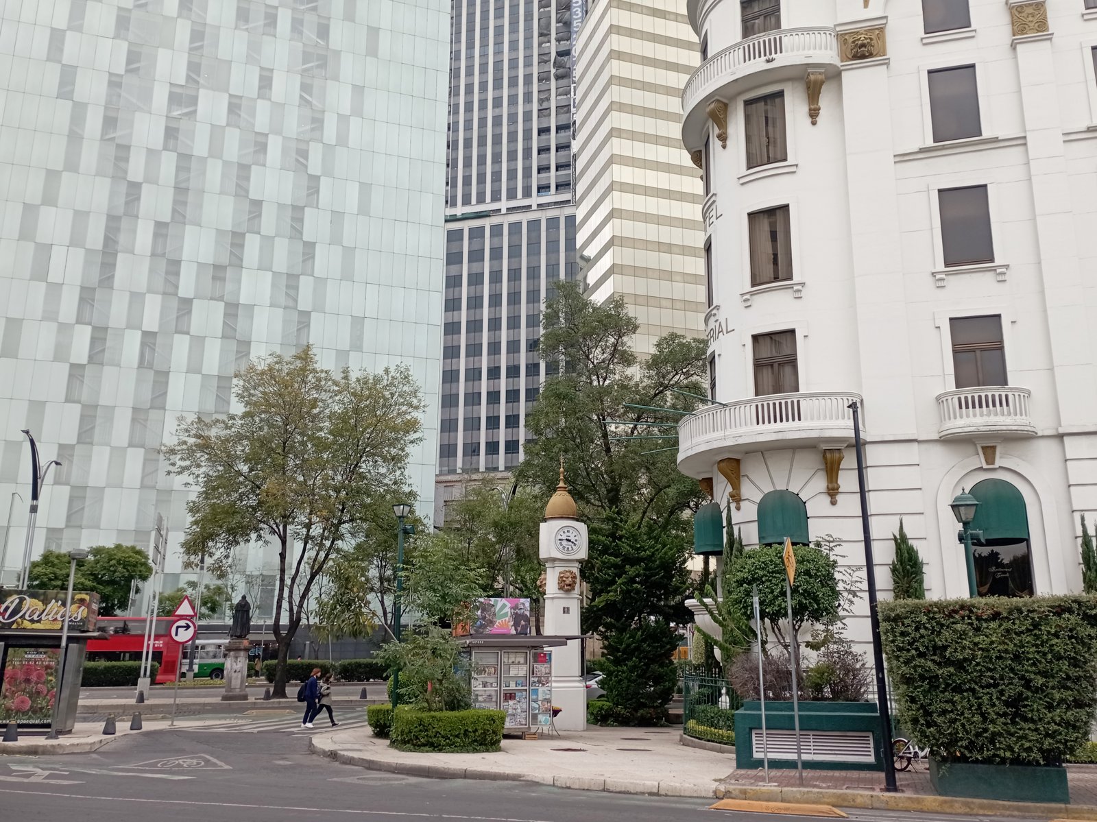 Edificios de Paseo de la Reforma en la Ciudad de México, zona financiera donde se mide la economía mexicana en el tercer trimestre