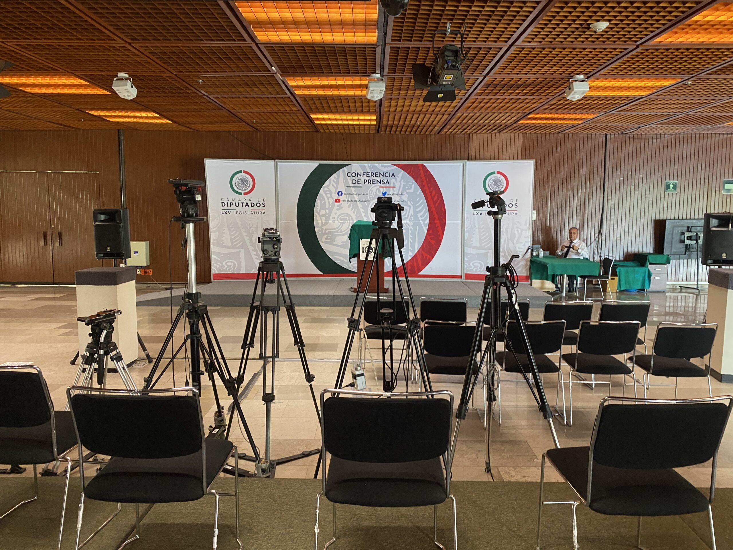 Interior del Palacio Legislativo de San Lázaro donde se recibe el Paquete Económico 2027