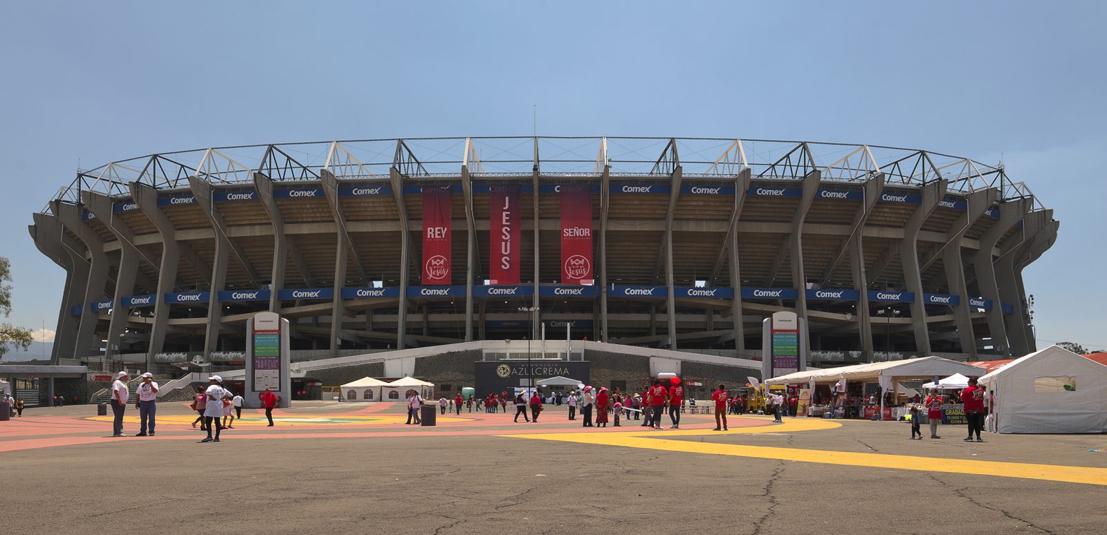 Vista panorámica del Estadio Banorte en la Ciudad de México