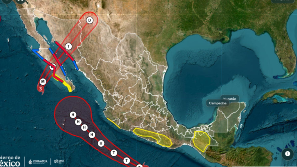 Huracán Rachel se intensifica y va por categoría 3