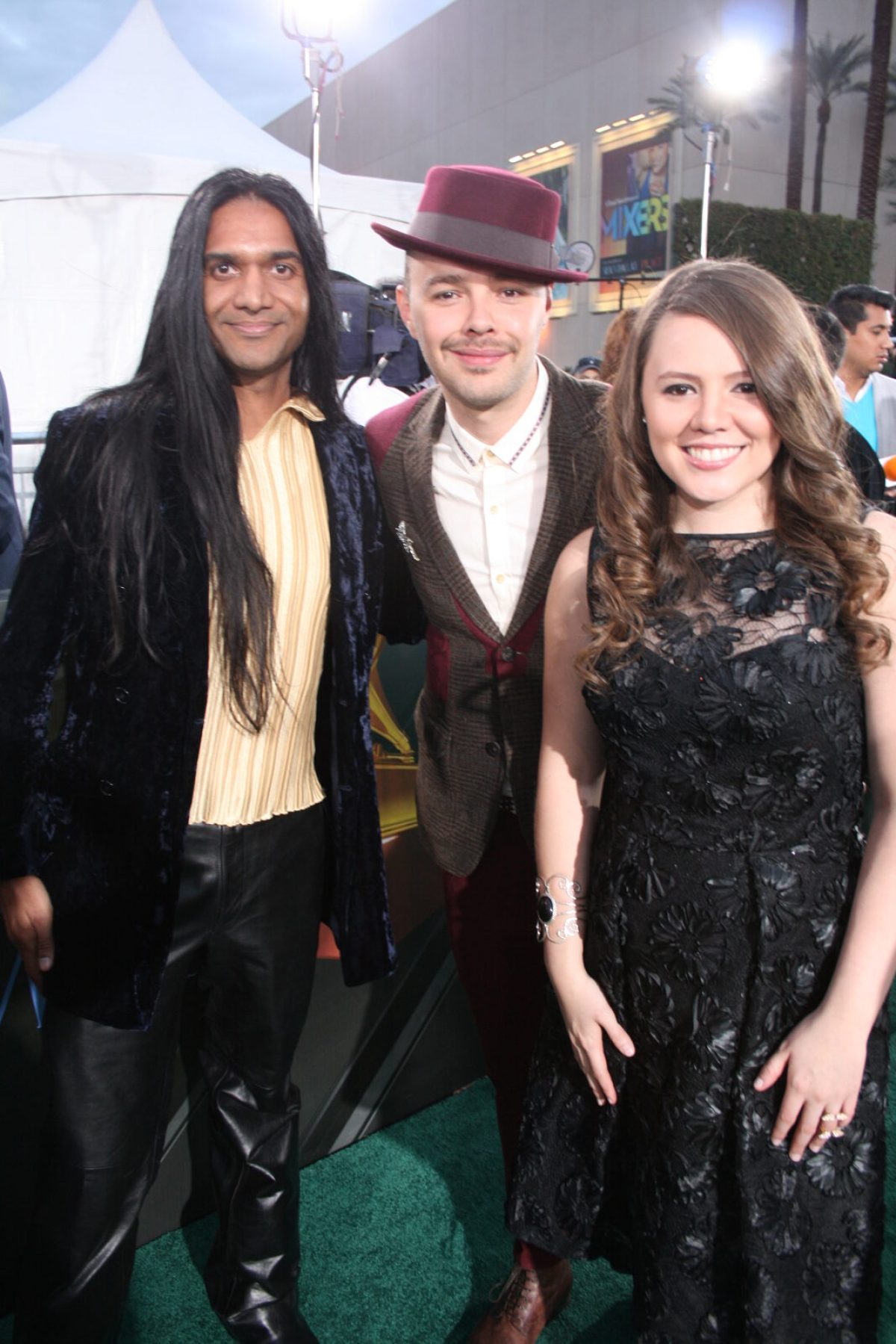 Jesse y Joy en un evento de premiación, dúo mexicano de pop