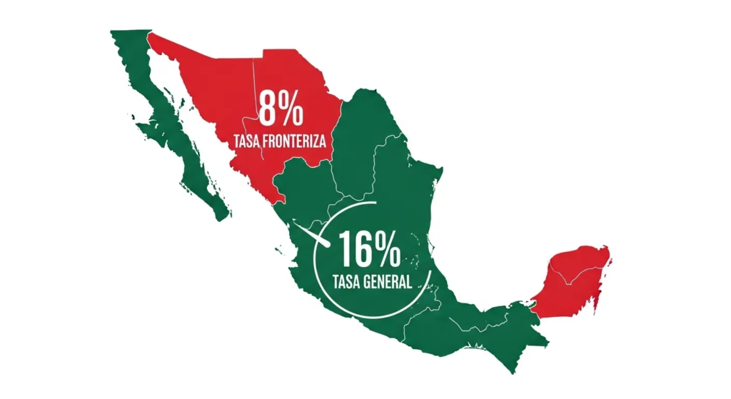IVA al 8% en la frontera: quién puede pagar menos en 2026