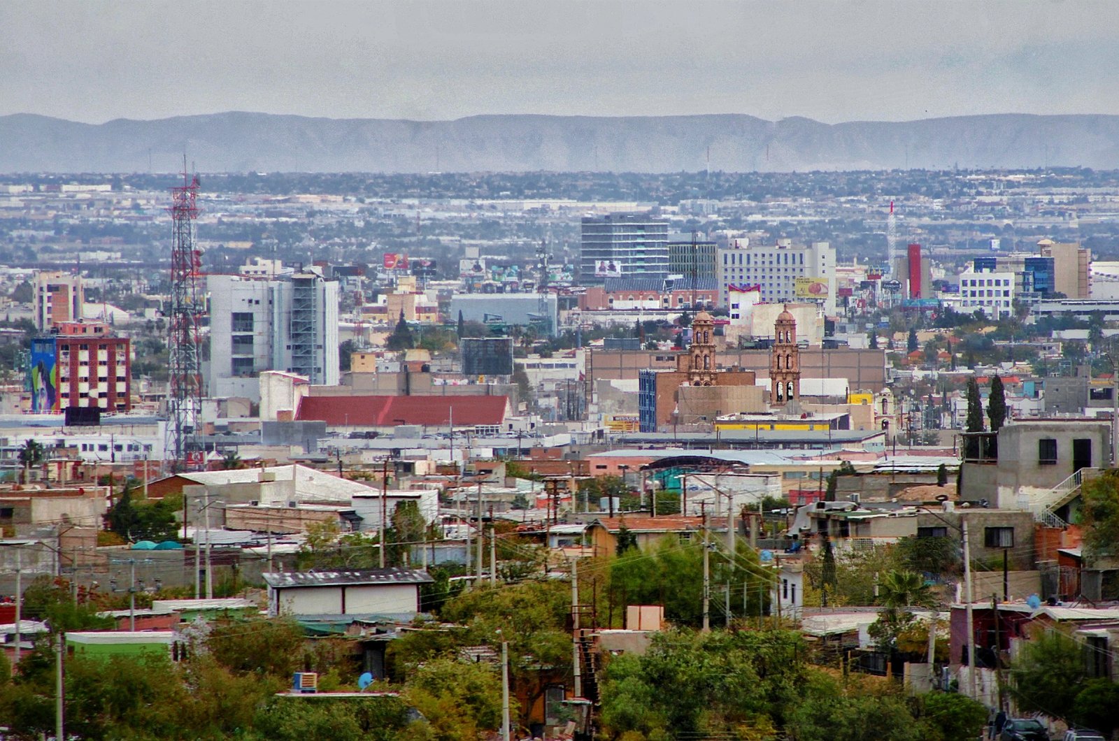 Panorámica urbana de Ciudad Juárez, Chihuahua