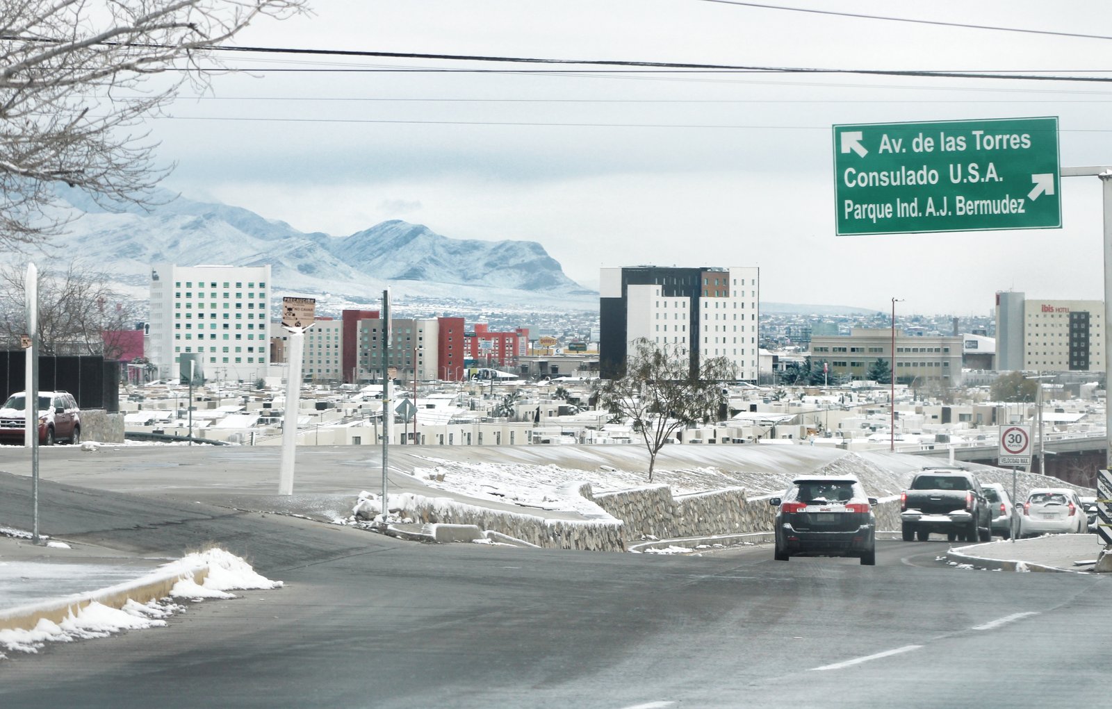 Vista de la zona de Misiones en Ciudad Juárez, Chihuahua