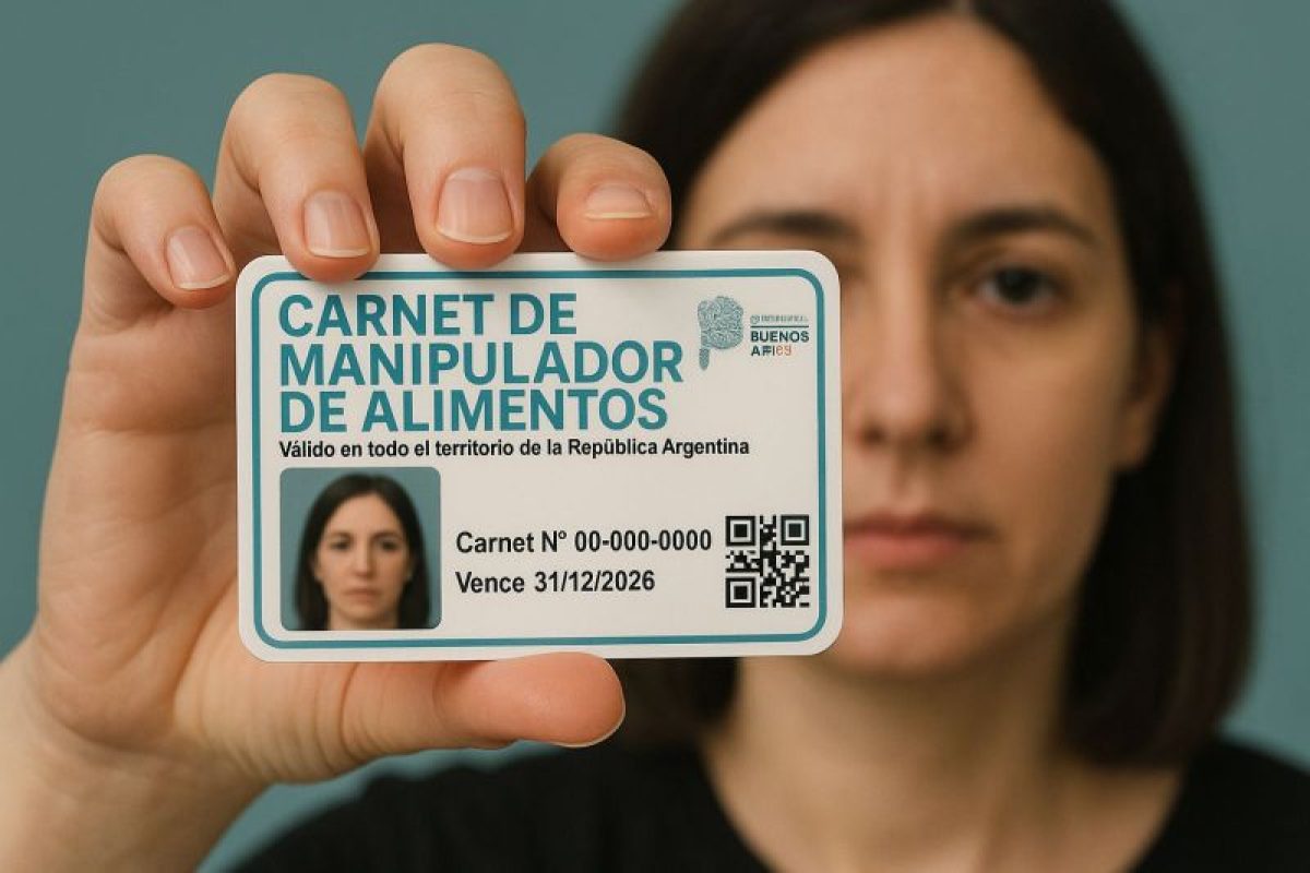 Constancia de capacitación de alimentos