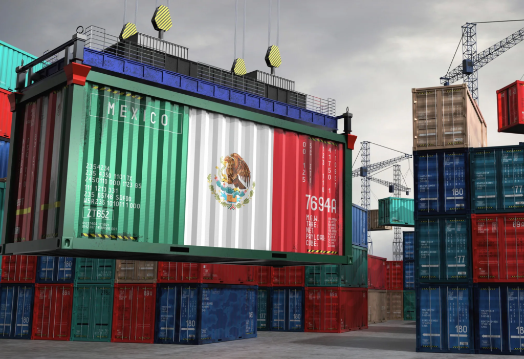 Exportaciones de México alcanzan un máximo histórico tras crecer 37.9%