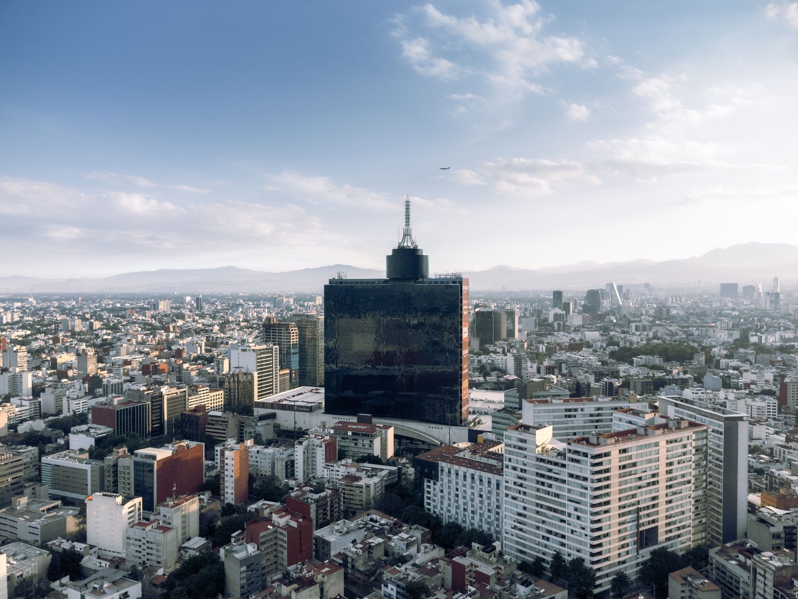 Panorámica de la Ciudad de México con la Torre Latinoamericana, centro de la economía que mide el PIB de México
