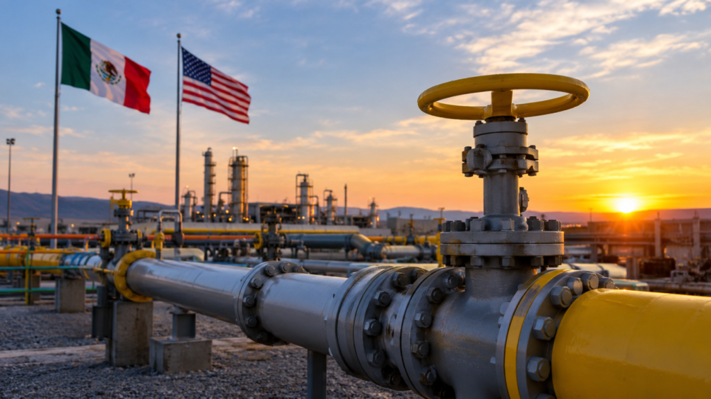 Gas natural tendría a México con solo tres días ante un corte de EU